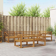 Set di divani da esterno 7 pcs Naturale