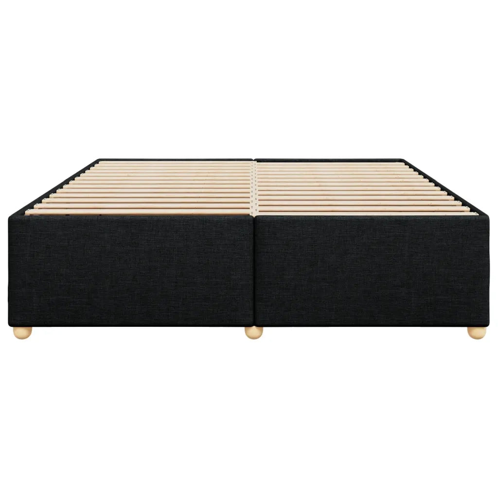 Giroletto senza Materasso Nero 180x200 cm in Tessuto 3284752