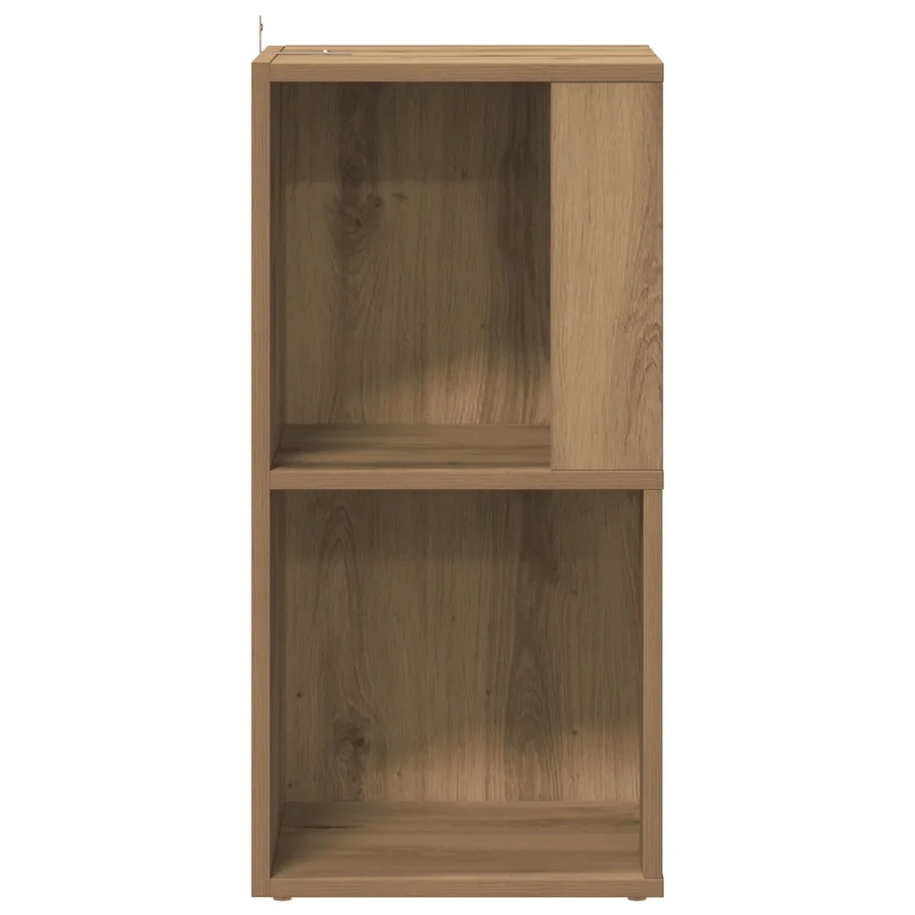 Mobile angolare classico contenitore compatto 33 x 33 x 67 cm finitura rovere ingegnerizzato realizzato artigianalmente 02_0050927