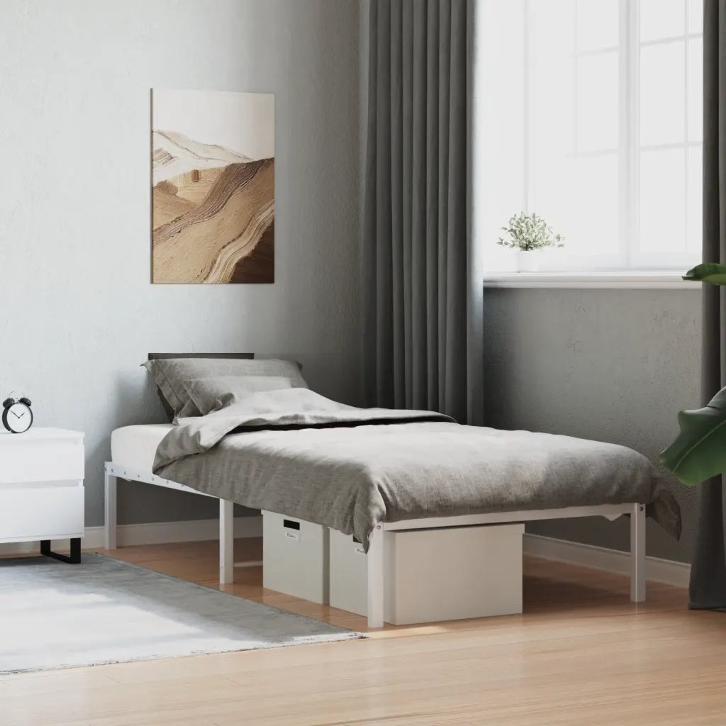 Giroletto in Metallo Bianco 90x190 cm 373665