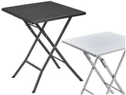 TAVOLI QUADRI CAMPING POLYRATTAN LEVANTE 61X61XH73 CM