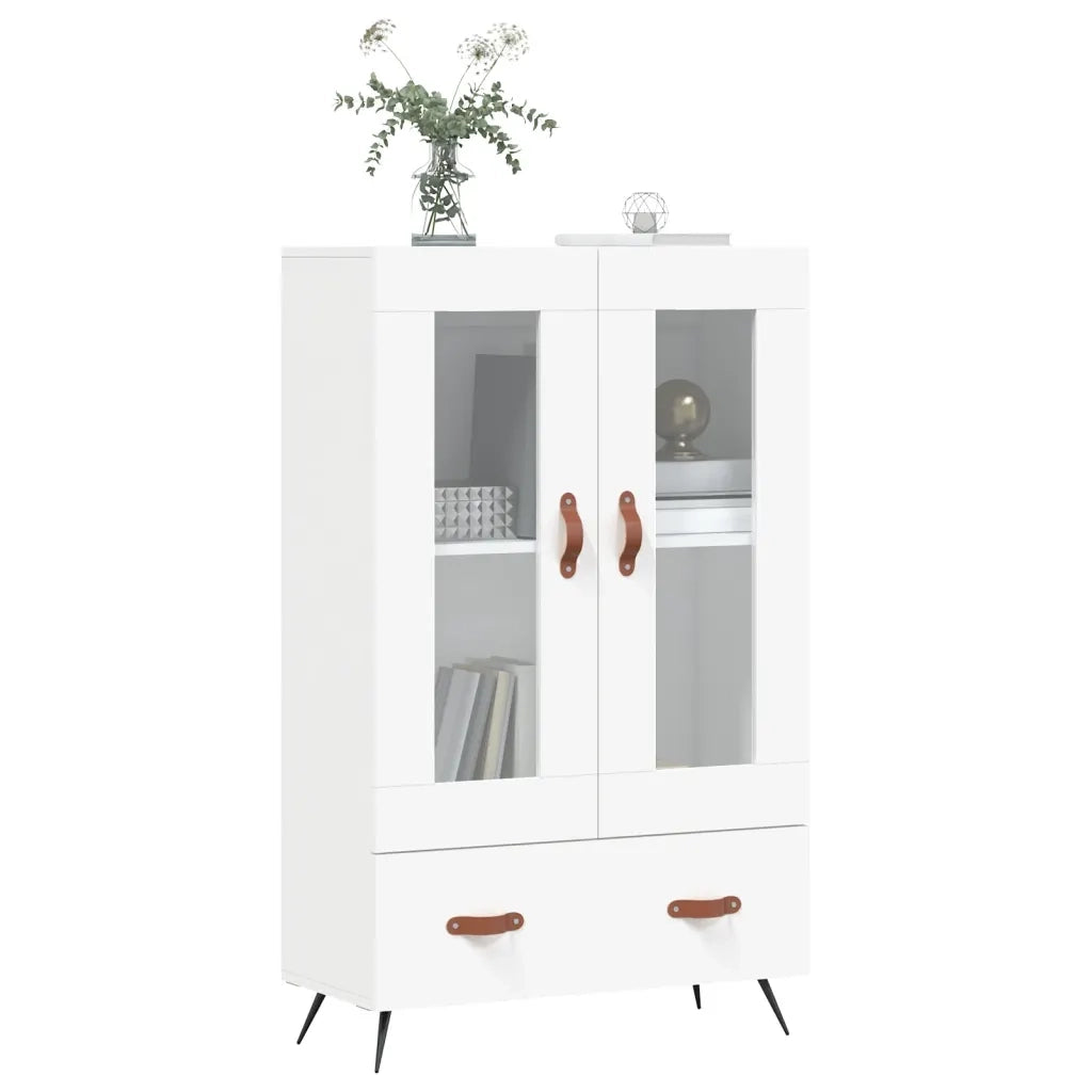 Credenza Bianca 69,5x31x115 cm in Legno Multistratocod mxl 102950