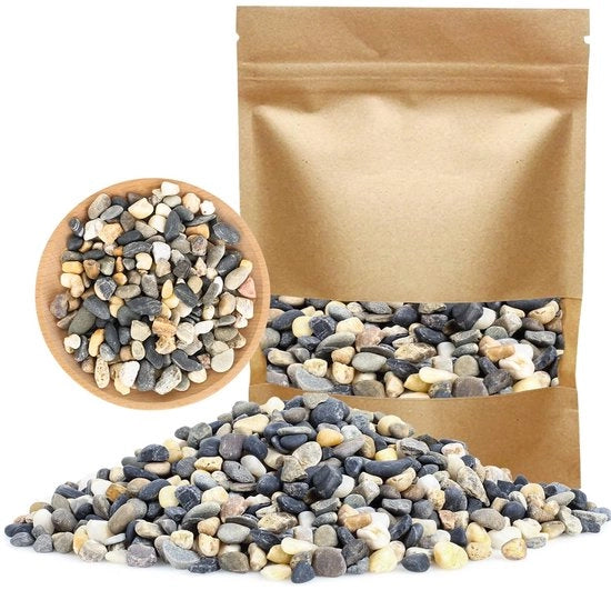 Decorazioni in Pietra 1000 g - Decorazioni per Vasi - Decorazioni per Vasi di Fiori - Adatto per Acquario - Duraturo - Multifunzionale