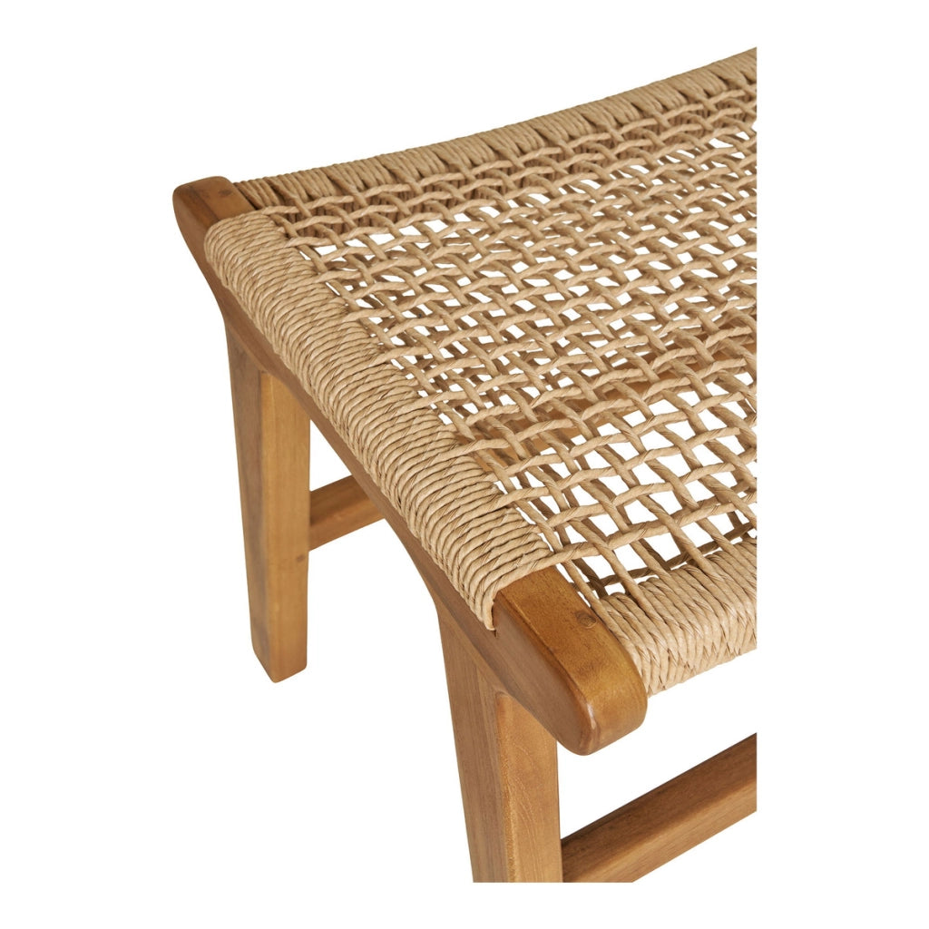 Poggiapiedi Derby in Teak Naturale — 60×40×42 cm