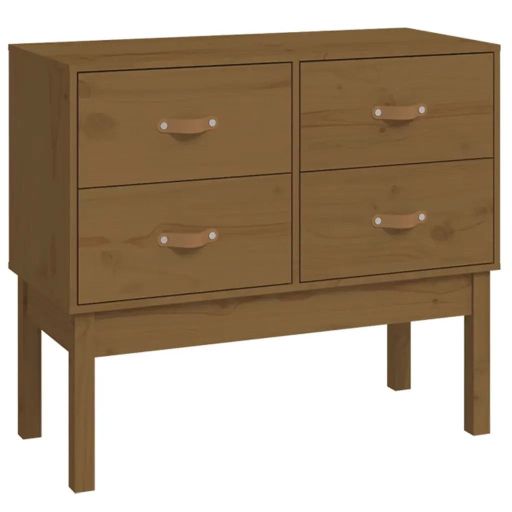 Tavolo Consolle Ambra 90x40x78 cm in Legno Massello di Pino 821742