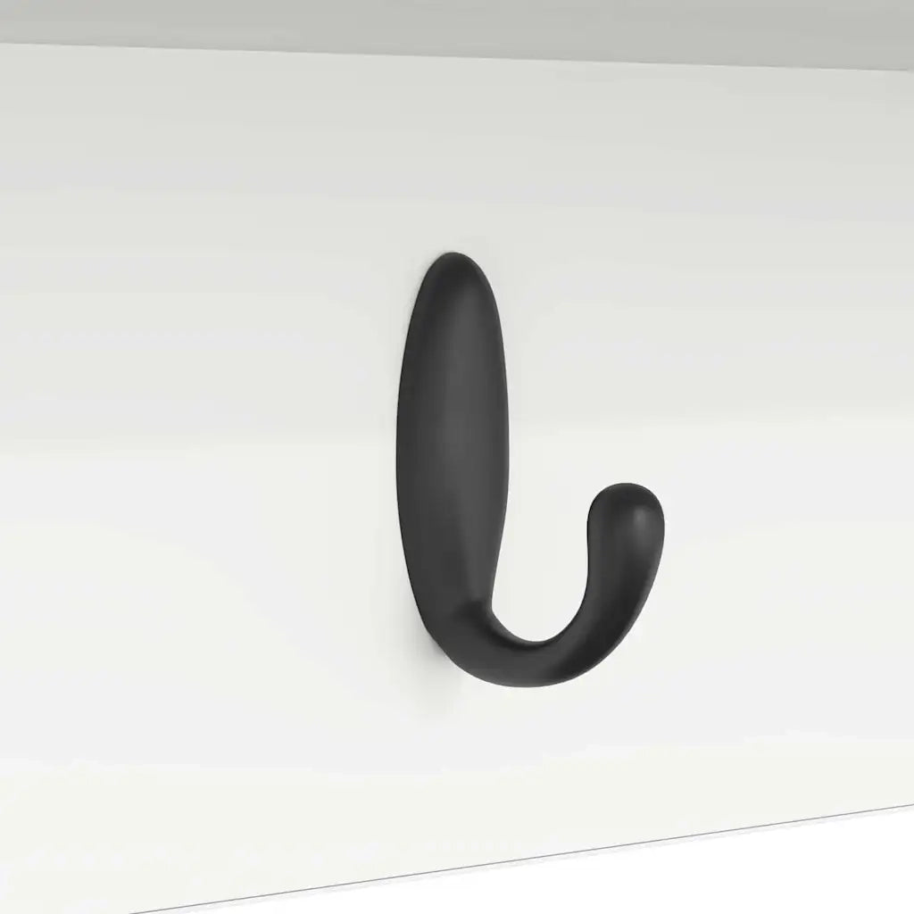 Appendiabiti a muro Bianco 100 x 16 x 26 cm Legno multistrato CFW9097994