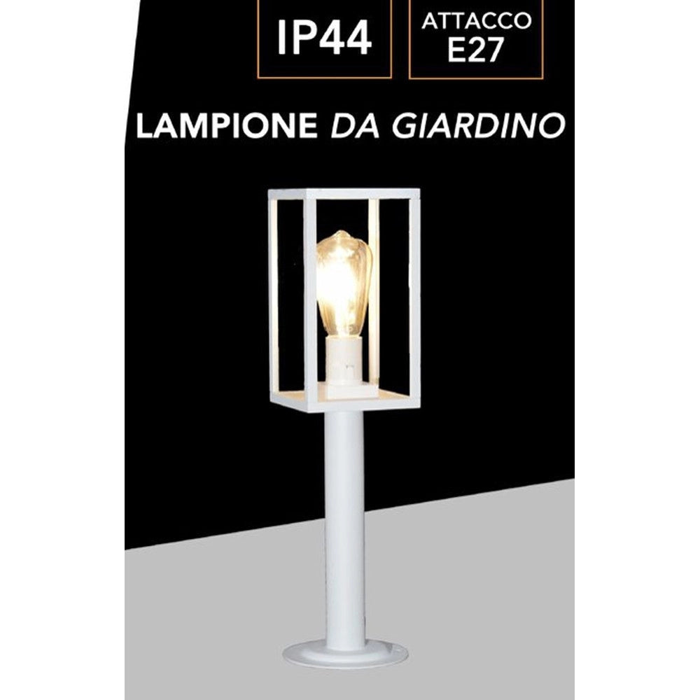 Trade Shop - Lampione Da Giardino 48cm Lampioncino Da Terra Per Vialetti Attacco E27 Ip44 518pa-h480 -