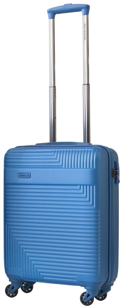 Trolley Valigia Bagaglio a Mano Rigida in ABS 4 Ruote TSA Ravizzoni Long Island Blu