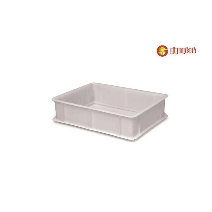 Giganplast 82414 Cassetta Portaimpasto Service Sovrapponibile in Polipropilene 30x40x10 cm 10 Lt colore Bianco
