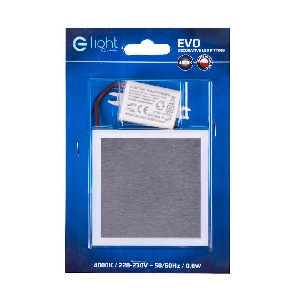 Lampada scala LED EVO Eko-Light EKS0568 0,6W 4000K argento