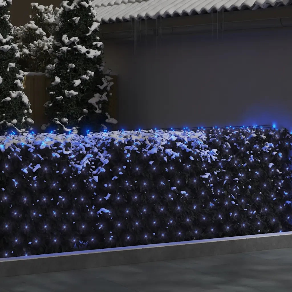 Luci di Natale a Rete Blu 3x3m 306 LED Interni Esterni CFW9623069