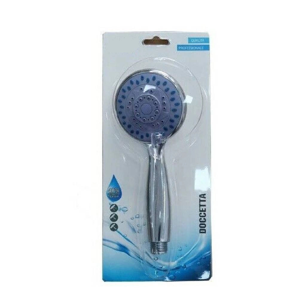 Trade Shop - Bagno Doccetta Doccino Soffione Doccia Cornetta Rotondo Moderno 9x20cm 69056 -