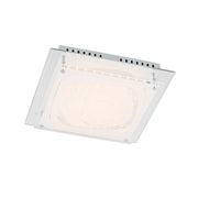 Plafoniera LED Italux Verso quadrata bianca 34cm 17W