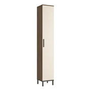 Mobiletto portaoggetti Lieto a 6 ripiani con anta 183,5 x 29,5 x 29,5 cm rovere grigio/beige 03_0008951