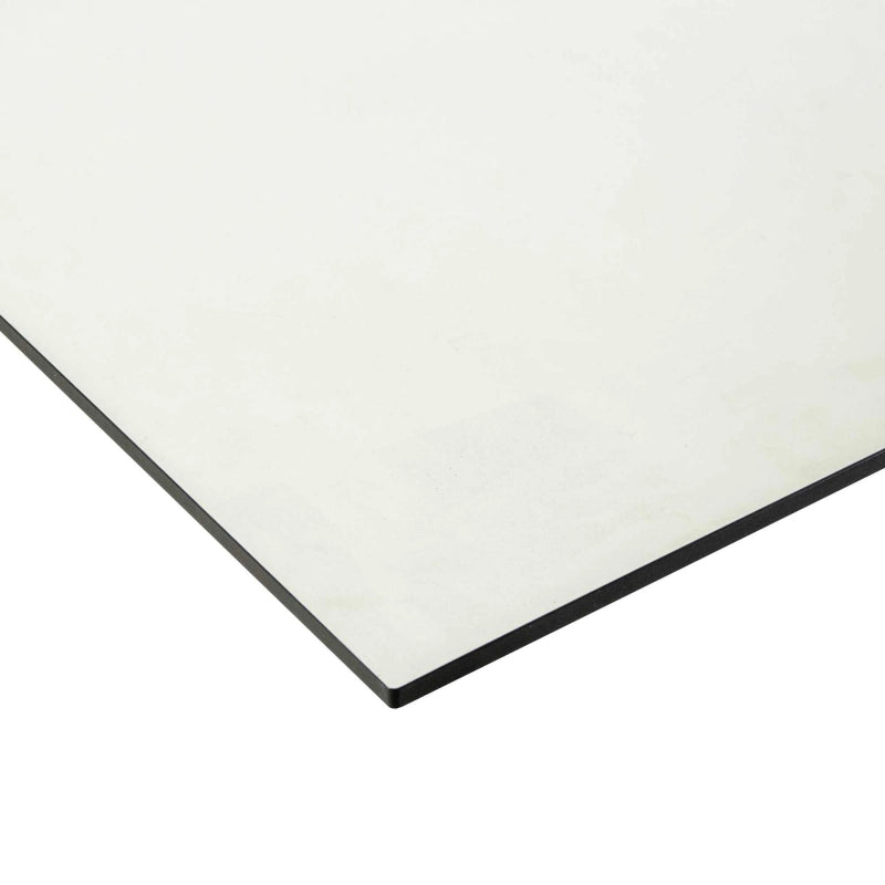 Top tavolo hpl bianco quadro cm 59x59x1
