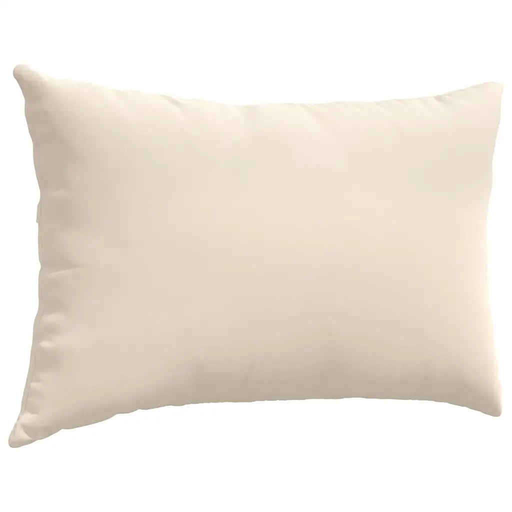 Cuscini da Divano 2 pcs Beige 60 x 40 cm Tessuto