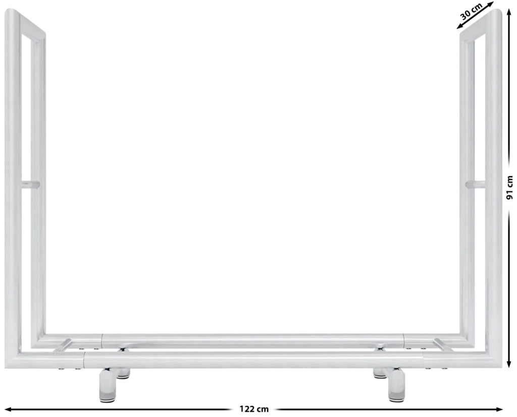 Rastrelliera per legna da ardere Drake acciaio