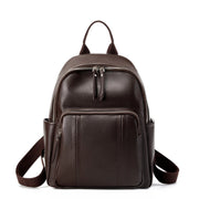 Zaino in vera pelle marrone