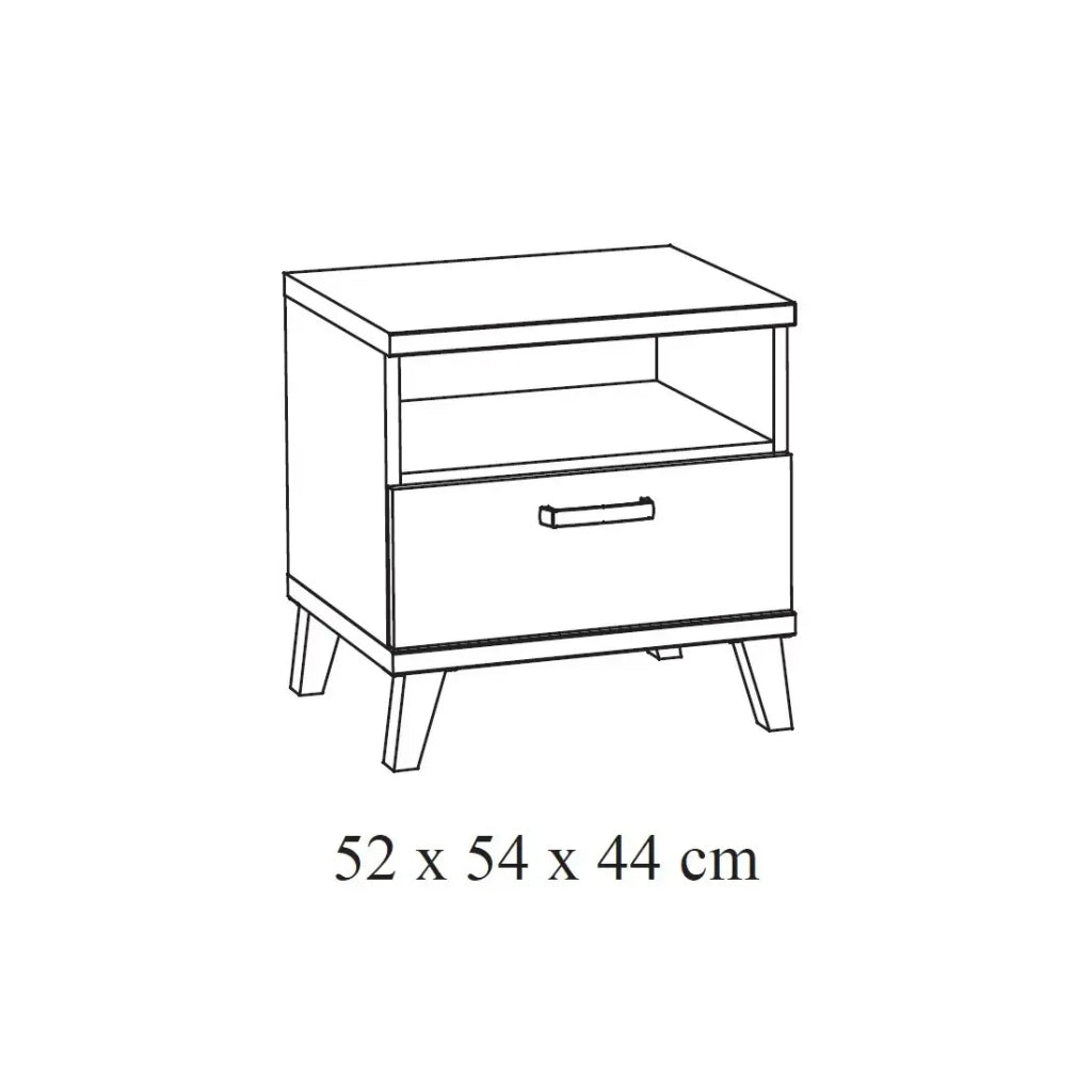 Camera per bambino DANAÉ, colore bianco, letto trasformabile da 60x120 a 90x200, armadio, fasciatoio e comodino