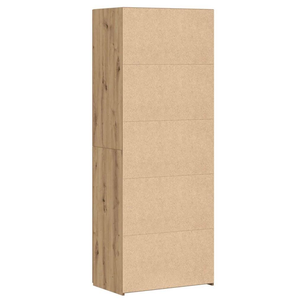 Credenza 2 pcs Rovere artigianale 70 x 42,5 x 185 cm 3365592