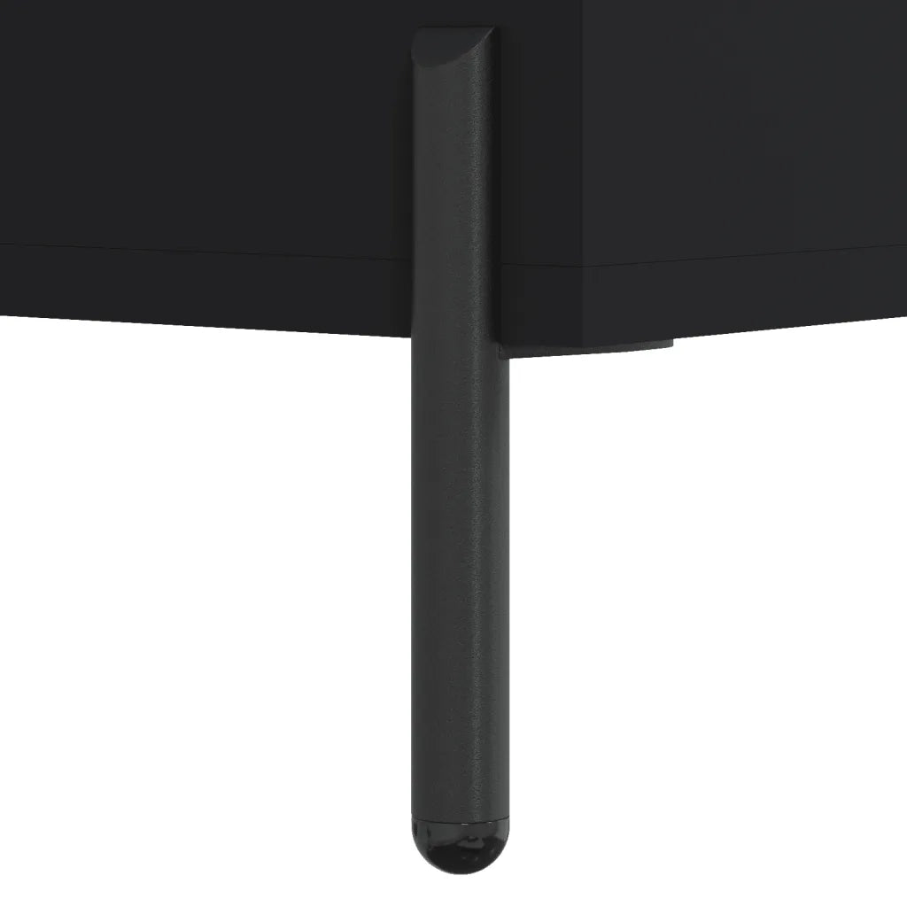 Scaffale Nero 69,5x32,5x90 cm in Legno Multistrato 828373