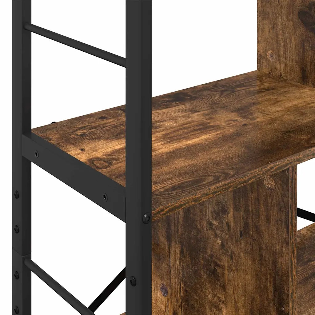 Libreria Rovere fumé 75 x 30 x 156 cm Legno multistrato 883960
