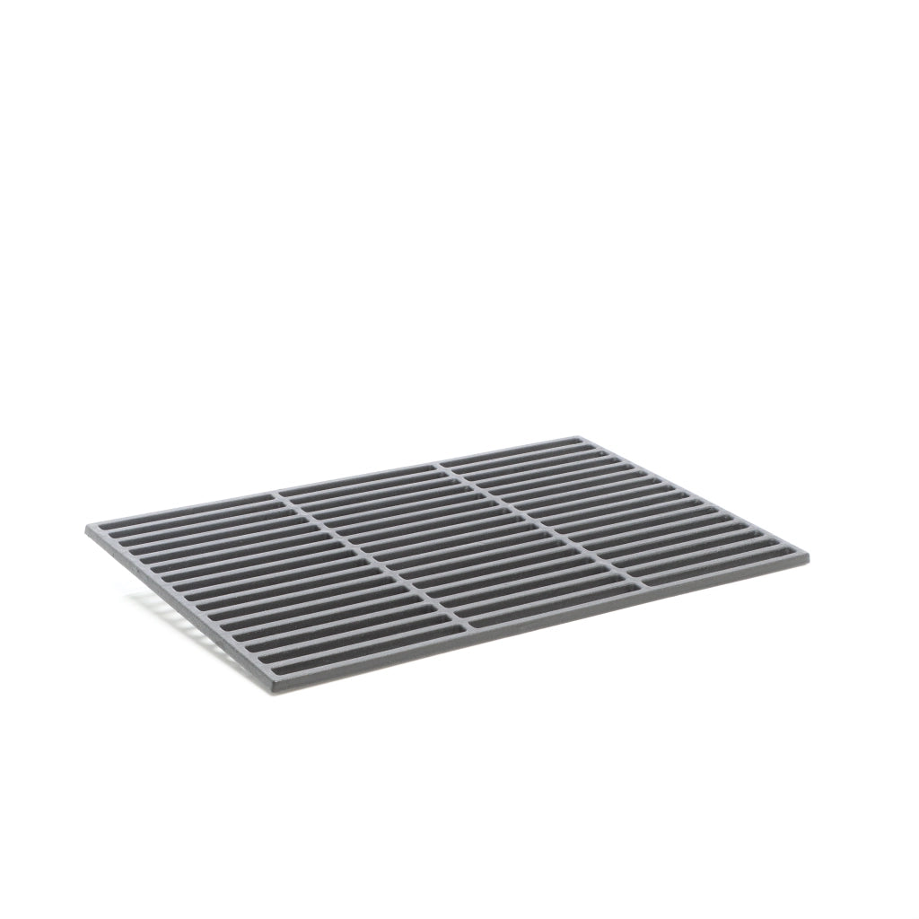 Griglia rettangolare in ghisa 60 x 40 cm per barbecue a carbone e a gas
