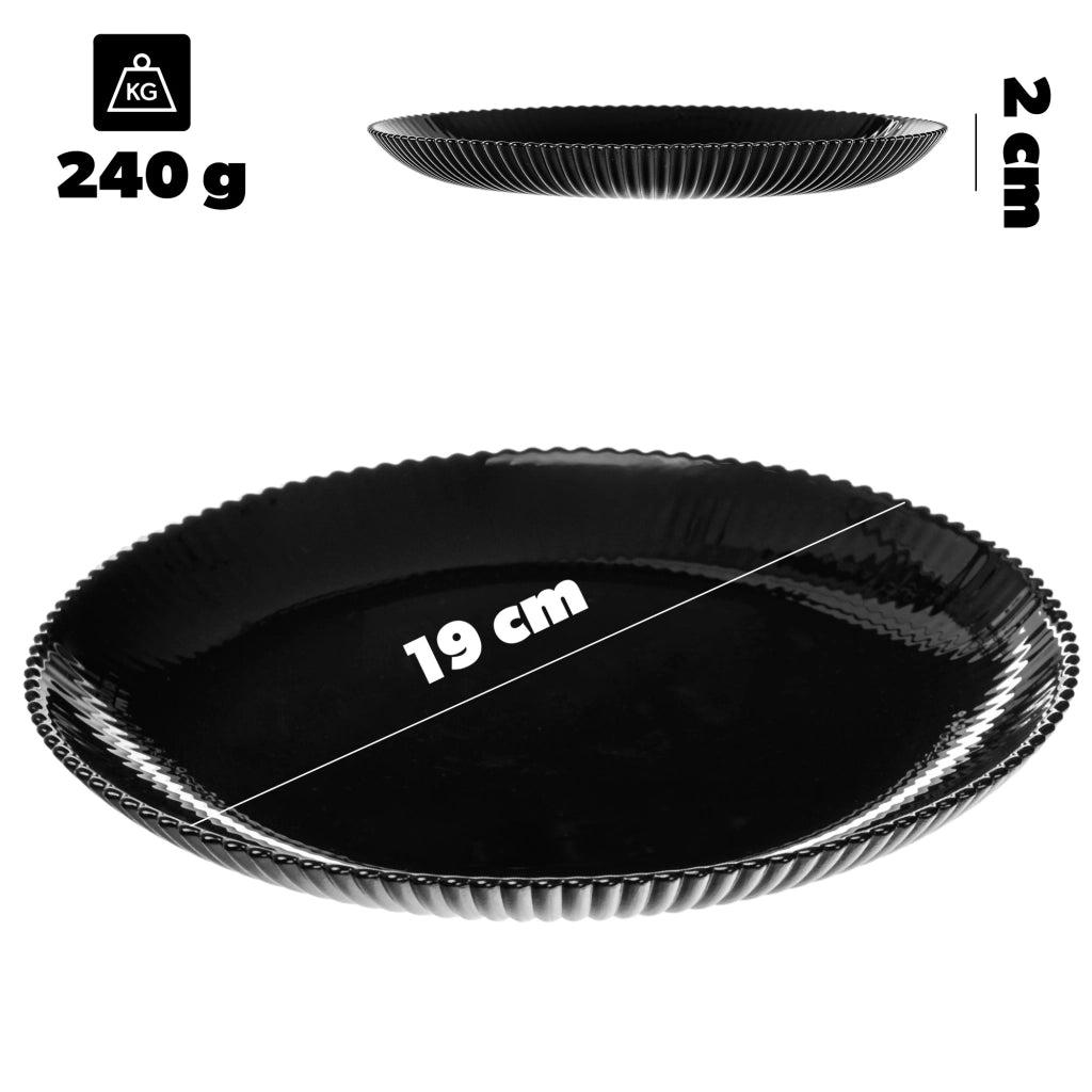 KADAX Zestaw Aurora czarny salaterka 15,2cm 37574