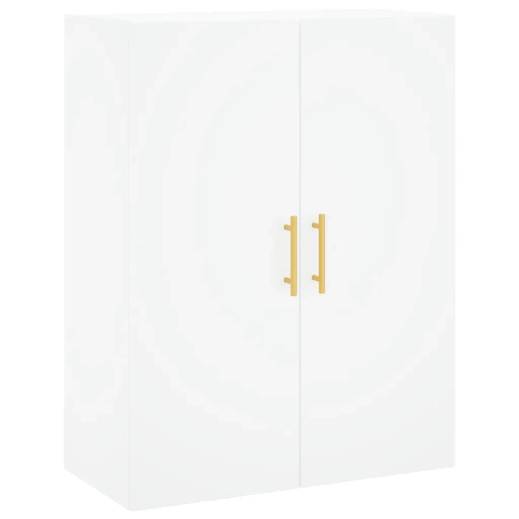 Credenza Bianca 69,5x34x180 cm in Legno Multistrato 3195891