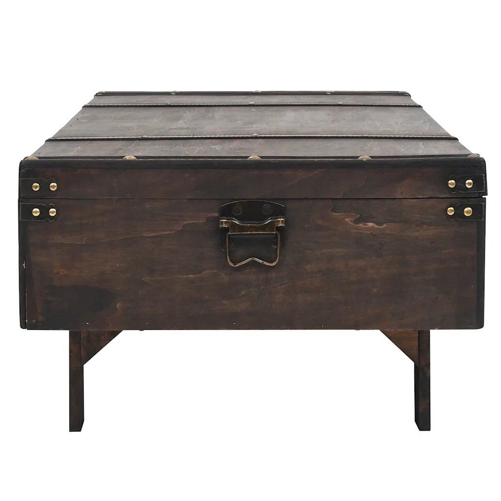 Tavolino da CaffÃ¨ in Legno Massello Vintage 120x55x35 cm cod mxl 11811