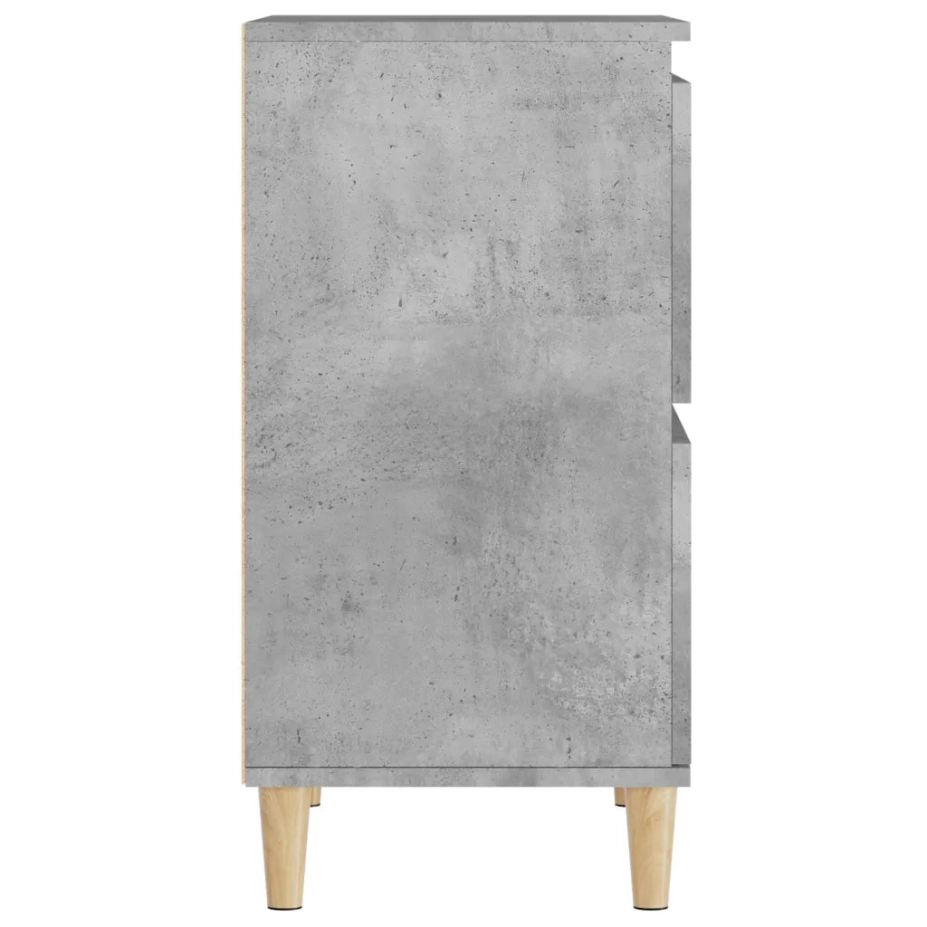Credenza-Buffet-Armadio da cucina Grigio Cemento 60x35x70 cm in Legno Multistrato 306211