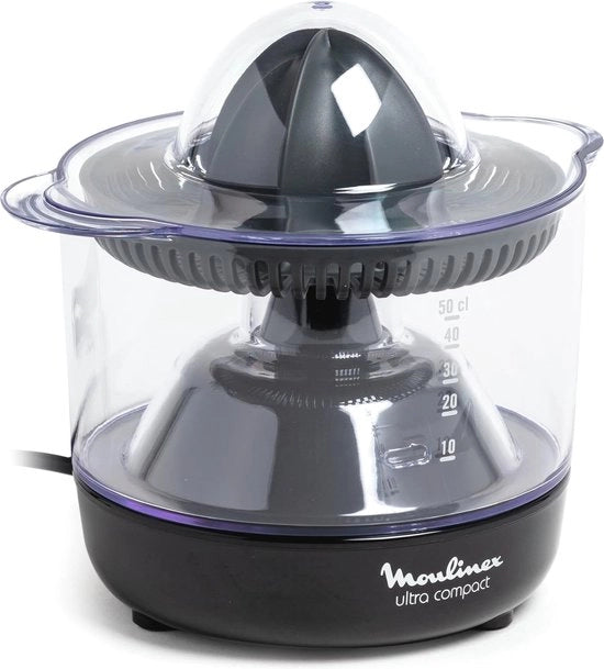 Centrifuga Compacta Elettrica - 450 ml Capacità - Persini di Arancia e Citrus - Accensione Automatica - 25 W - Nero