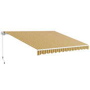 Tenda da sole ¨C zephmum ¨C Giallo Grigio 3.5x2.5 m