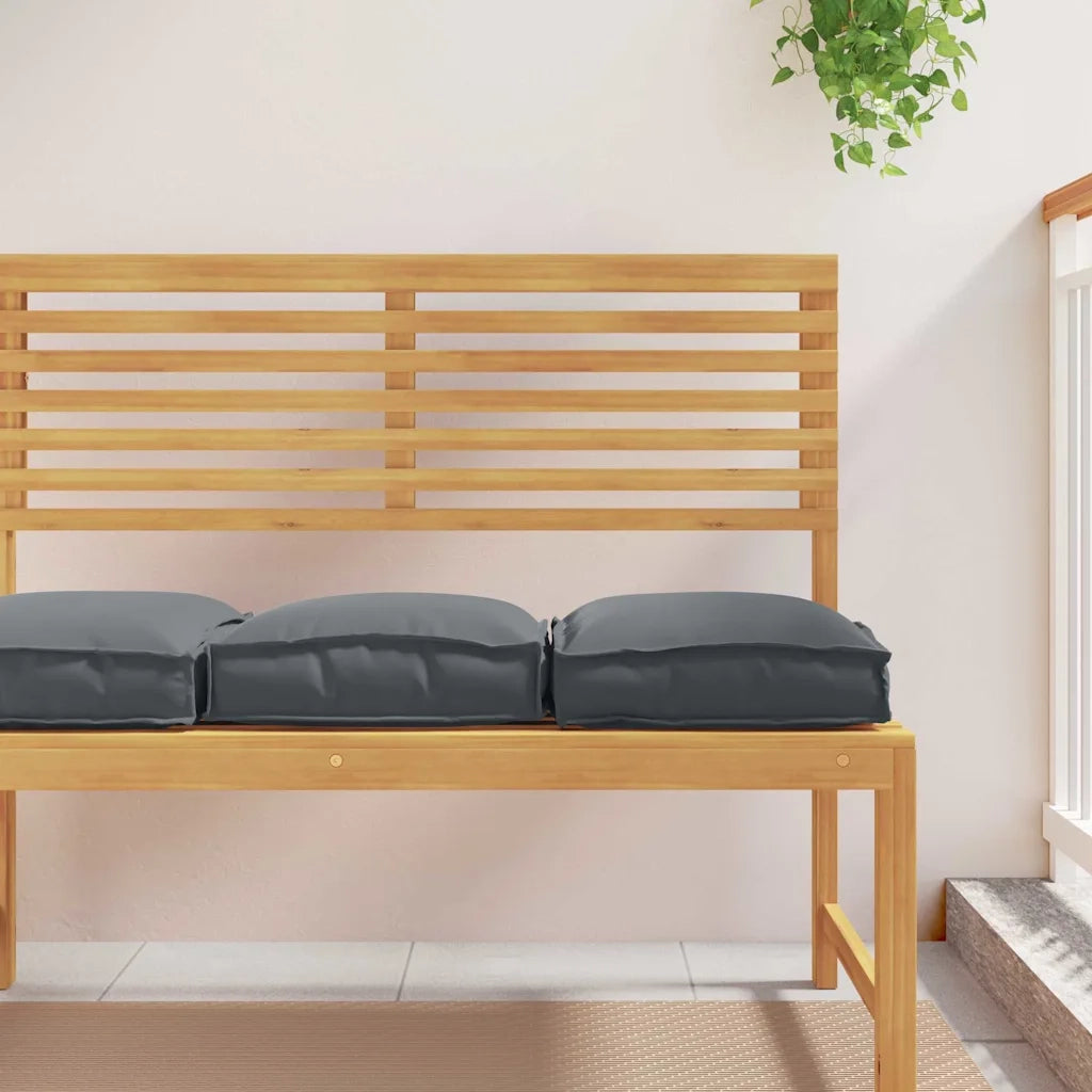 Cuscino 4 pcs Antracite 40 x 40 x 8 cm Tessuto Oxford 42001588