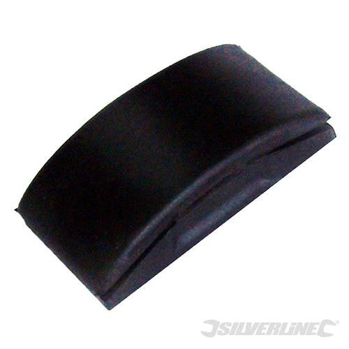 Blocco in PVC per carteggiare da usare  con la carta abrasiva  misura 67 x 130 mm