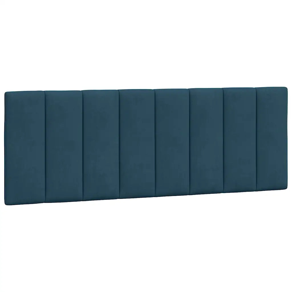 Giroletto con Testiera Blu 140x200 cm in Velluto