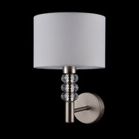 Lampada da parete Modern in Metallo Lincoln Nickel