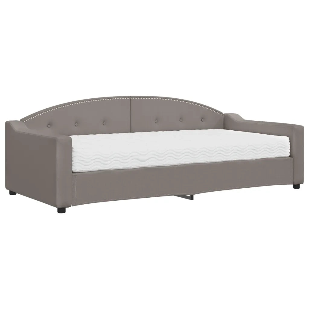 Divano letto | Sof¨¤ letto | Letto singolo con Materasso Tortora 90x200 cm in Tessuto