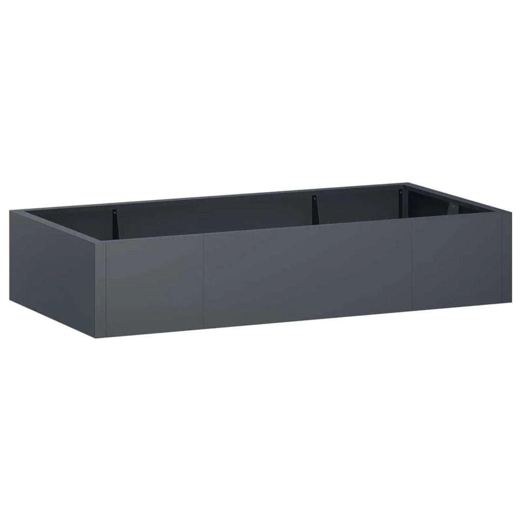 Muro di contenimento 6 pz 200 x 100 x 30 cm Acciaio Antracite 3449221