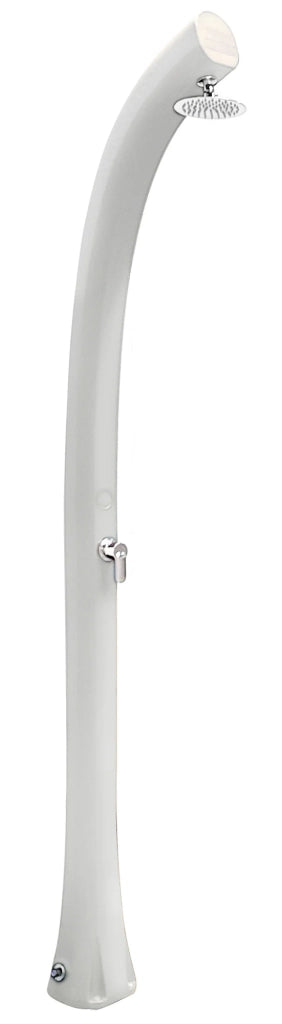 Doccia Solare da Esterno Giardino 26L Miscelatore Arkema New Happy Bianco
