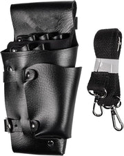 Holster per parrucchieri, artisti del trucco e stilisti - Accessorio per capelli - Pratico - Professionale - Tasca per parrucchieri - Holster per forbici - Pelle PU - Accessorio per capelli - Con cinturino per spalla