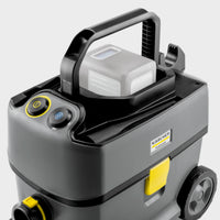 KARCHER Aspirapolvere Professionale a batteria T 10/1 Bp - Capacità del contenitore: 10 l - Materiale vano di raccolta: Plastica con materiale riciclato  - Rumorosità: 57 dB(A)