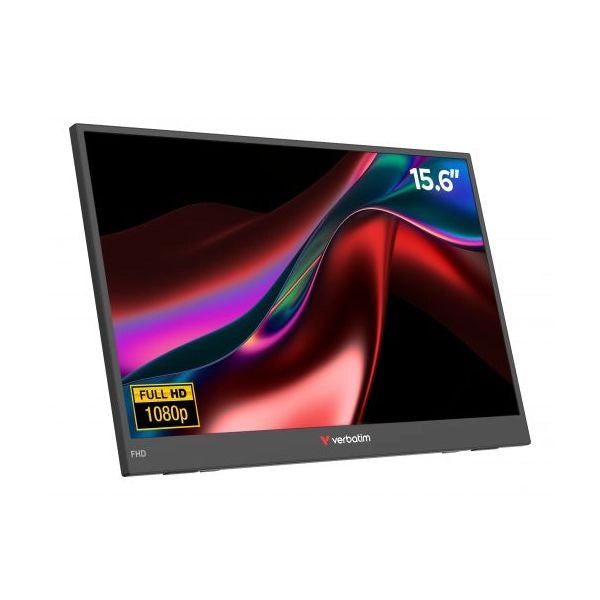 Verbatim portable 15.6" fhd monitor light monitor portatile nero 39,6 cm (15.6") lcd 1920 x 1080 pixel - 32401