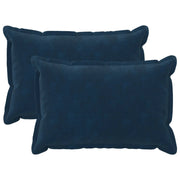Cuscino con cuscino HOUTEN 2 pz Blu Fleece in microfibra 935564