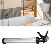 Kitpistool in Silicone con Bocchetta in Alluminio da 600 ml con 10 Spazi per Bocchetta - Facile da Utilizzare e Sostenibile