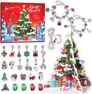 Set di calendario dell'Avvento DIY con contenuto sorpresa Armband decorativo albero di Natale luci decorazioni per la casa