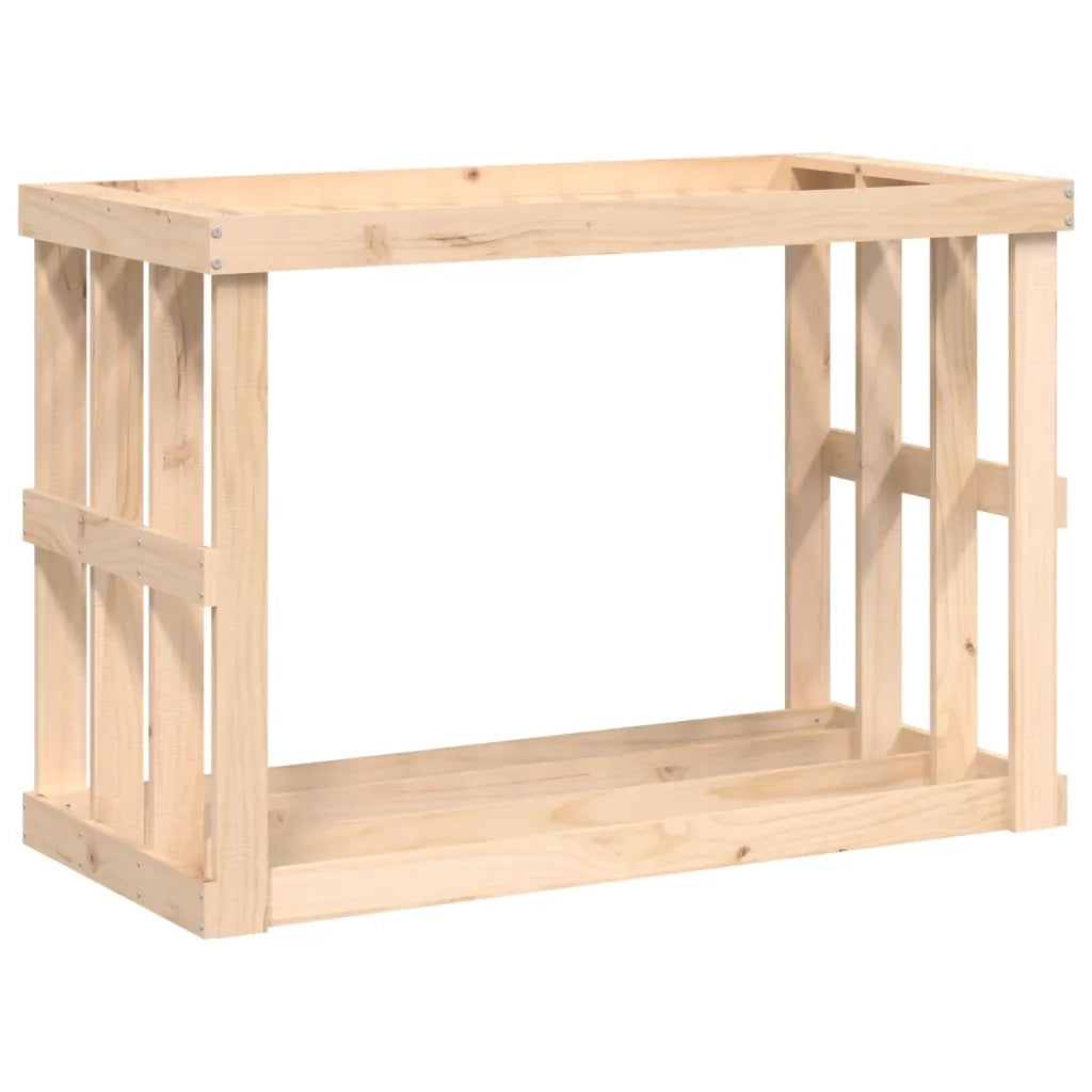 Portaceppi da Esterno 108x52x74 cm Legno Massello di Pino 822631