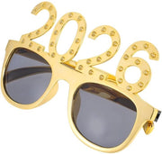 Bracciale da Capodanno 2026 - Occhiali da Festa - Occhiali da Festa per Adulti - Occhiali da Sole Divertenti - Materiale PC Duraturo