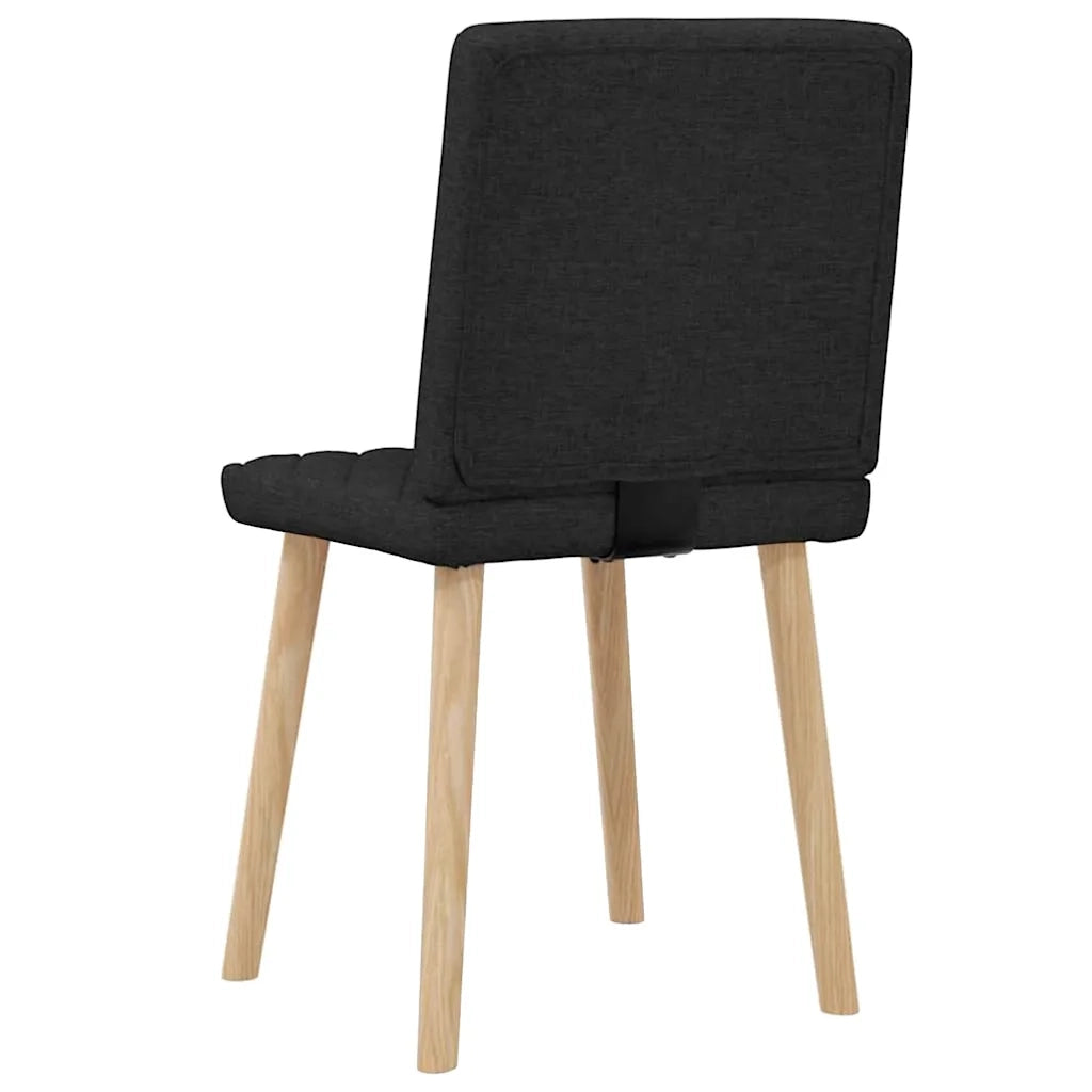 vidaXL Sedie da Pranzo 2 pz Nere in Tessuto
