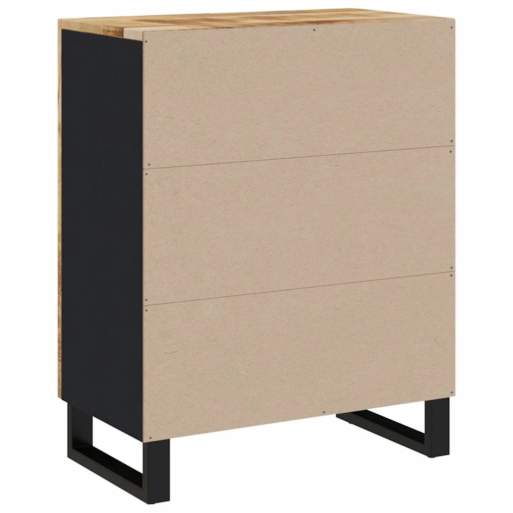 Credenza 60x33x75 cm in Legno Massello di Mango 345226
